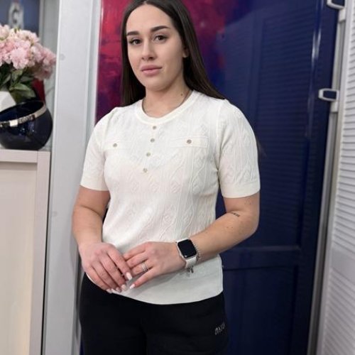 Футболка Style Nadezhda (one size) 2806 l.beige (лето) Style Nadezhda 2806 l.beige