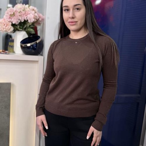 Свитер Style Nadezhda (one size) 8312 brown (деми) Style Nadezhda 8312 brown