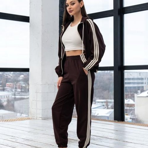 Костюм спорт AZNA (S-XL) Д94 brown (деми) AZNA Д94 brown