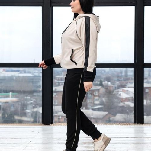 Костюм спорт AZNA (XL-4XL) Д108 beige (деми) AZNA Д108 beige