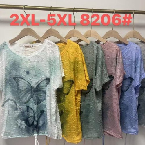 Футболка Monarlir (2XL-5XL) 8206Д powder (лето) Monarlir 8206Д powder