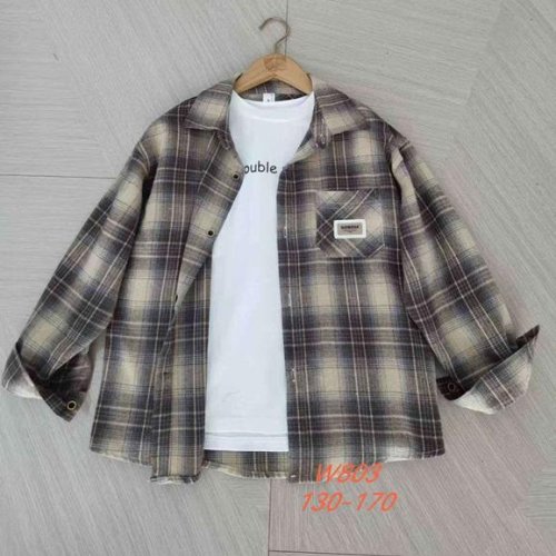 Рубашка SunnyTot (8-12) W803 grey (деми) SunnyTot W803 grey