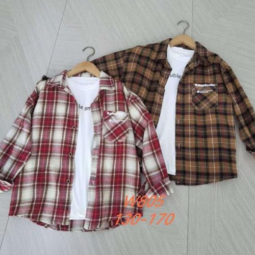 Рубашка SunnyTot (8-12) W805 brown (деми) SunnyTot W805 brown