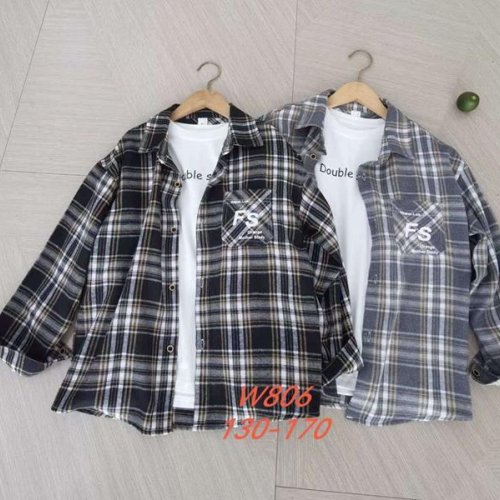 Рубашка SunnyTot (8-12) W806 grey (деми) SunnyTot W806 grey