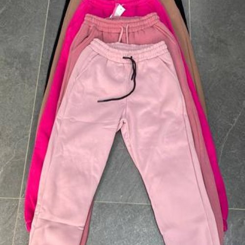 Штаны спорт Prenses (S-2XL) RL1075 d.pink (зима) Prenses RL1075 d.pink