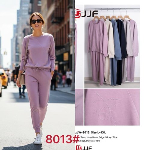 Костюм спорт Yafeier (L-4XL) 8013 d.pink (деми) Yafeier 8013 d.pink