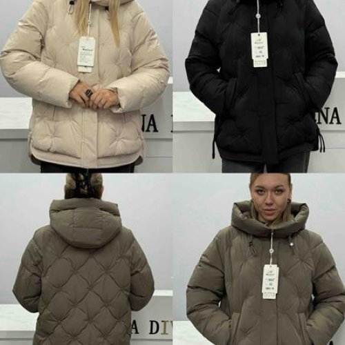 Куртка Yafeier (S-2XL) 853-1 beige (зима) Yafeier 853-1 beige