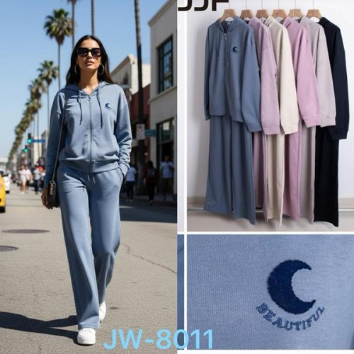 Костюм спорт Yafeier (L-4XL) JW8011 beige (деми) Yafeier JW8011 beige