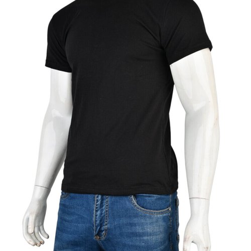 Футболка Textile (M-3XL) 844М black (лето) Textile 844М black