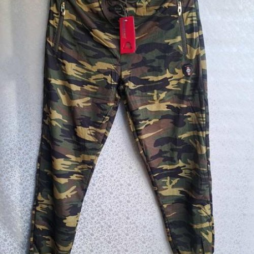 Штаны спорт Giang (M-3XL) 612 khaki-yellow (деми) Giang 612 khaki-yellow