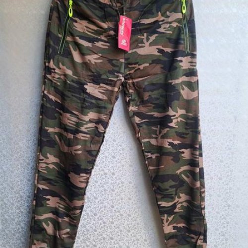 Штаны спорт Giang (M-3XL) 613 khaki-beige (деми) Giang 613 khaki-beige