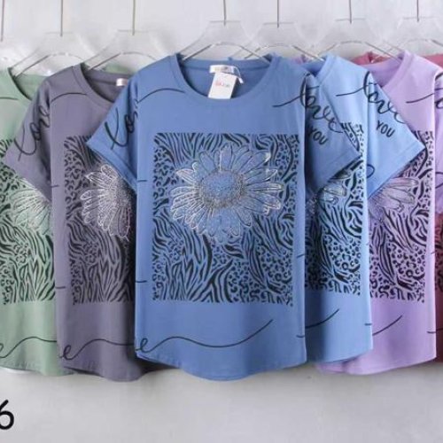 Футболка JJF (50-54) 6616 mix (лето) JJF 6616 mix