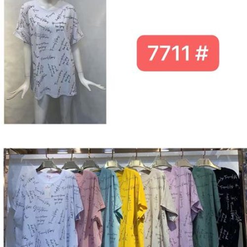 Футболка JJF (50-54) 7711 mix (лето) JJF 7711 mix