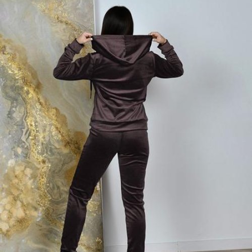 Костюм спорт OdesaOpt (44-52) 5244-41 brown (деми) OdesaOpt 5244-41 brown