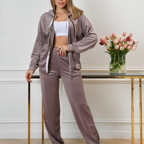 Костюм спорт OdesaOpt (44-48) 3430-8 beige (деми) OdesaOpt 3430-8 beige