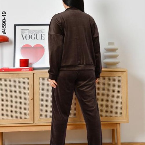 Костюм спорт OdesaOpt (48-52) 4590-19 brown (деми) OdesaOpt 4590-19 brown