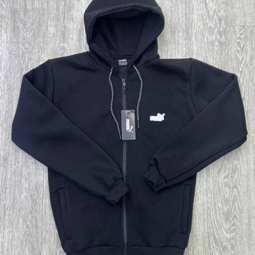 Кофта спорт MirWear (M-3XL) MW29-1015 black (зима) MirWear MW29-1015 black