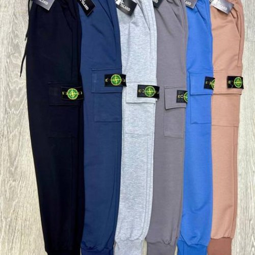 Штаны спорт MirWear (46-54) MW193-214 l.blue (деми) MirWear MW193-214 l.blue