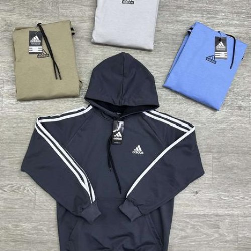 Худи MirWear (M-3XL) MW245-260 l.blue (деми) MirWear MW245-260 l.blue