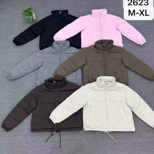 Куртка Oukali (M-XL) 2623 pink (деми) Oukali 2623 pink