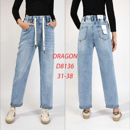 Джинсы Maxim Jeans (31-38) D8136 l.blue (деми) Maxim Jeans D8136 l.blue