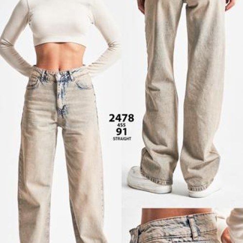 Джинсы Maxim Jeans (34-42) 2478-4S5-91 beige (деми) Maxim Jeans 2478-4S5-91 beige