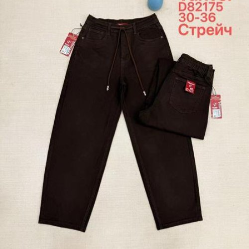 Джинсы Maxim Jeans (30-36) D82175 brown (деми) Maxim Jeans D82175 brown