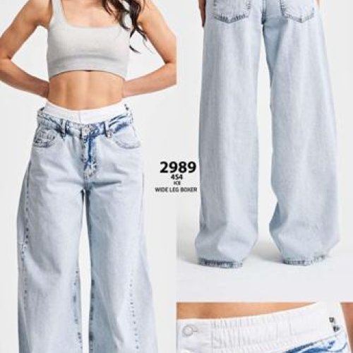 Джинсы Maxim Jeans (34-42) 2989-FS4 l.blue (деми) Maxim Jeans 2989-FS4 l.blue