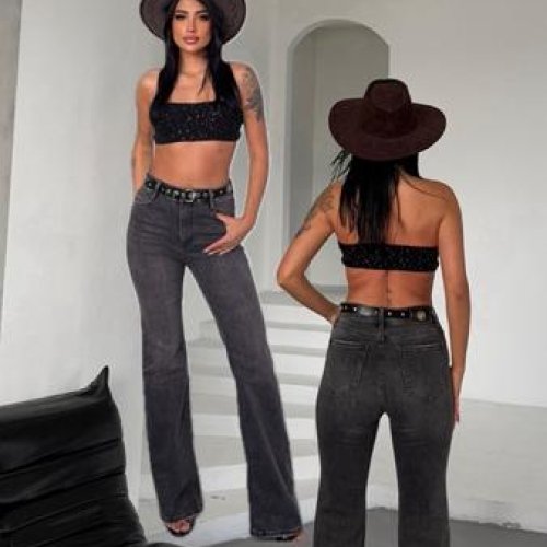 Джинсы Maxim Jeans (26-30) 7006 d.grey (деми) Maxim Jeans 7006 d.grey