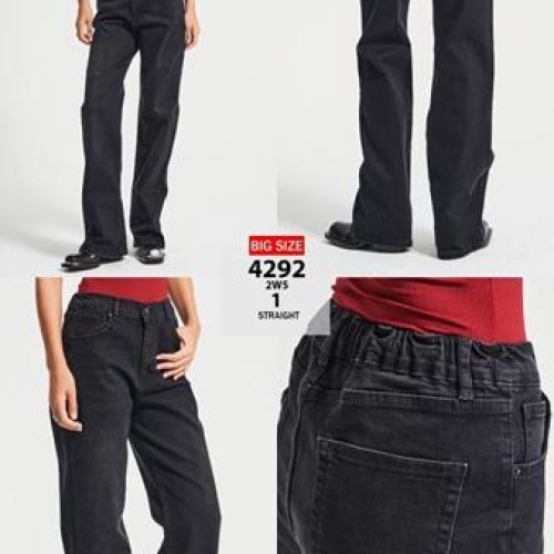 Джинсы Maxim Jeans (38-48) 4292-2WS-1 black (деми) Maxim Jeans 4292-2WS-1 black