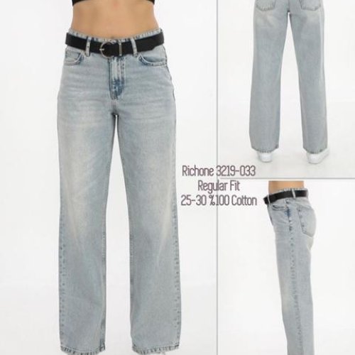 Джинсы Maxim Jeans (25-30) 3219-033 l.blue (деми) Maxim Jeans 3219-033 l.blue