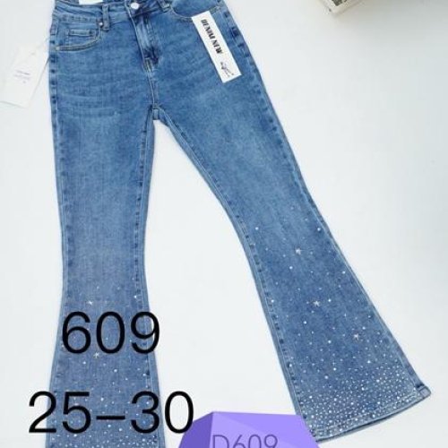 Джинсы NewJeans (25-30) D609 blue (деми) NewJeans D609 blue