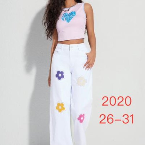 Джинсы NewJeans (26-31) 2020 white (деми) NewJeans 2020 white
