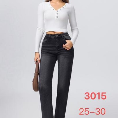 Джинсы NewJeans (25-30) 3015 grey (деми) NewJeans 3015 grey
