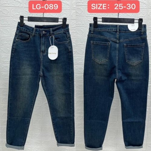Джинсы NewJeans (25-30) LG089 navy (деми) NewJeans LG089 navy