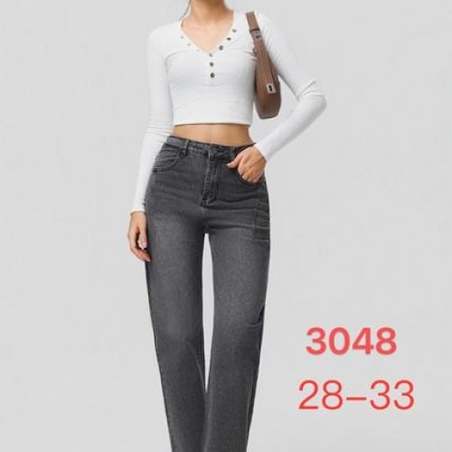 Джинсы NewJeans (28-33) 3048 grey (деми) NewJeans 3048 grey