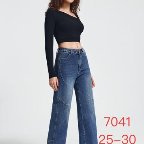 Джинсы NewJeans (25-30) 7041 blue (деми) NewJeans 7041 blue