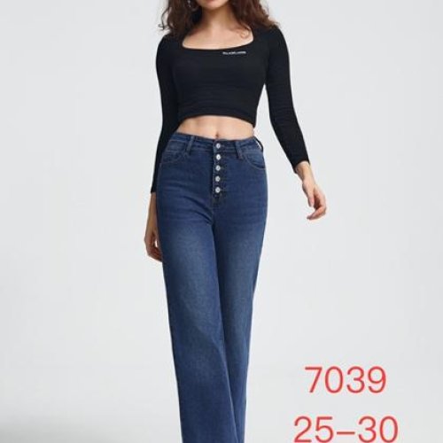 Джинсы NewJeans (25-30) 7039 blue (деми) NewJeans 7039 blue