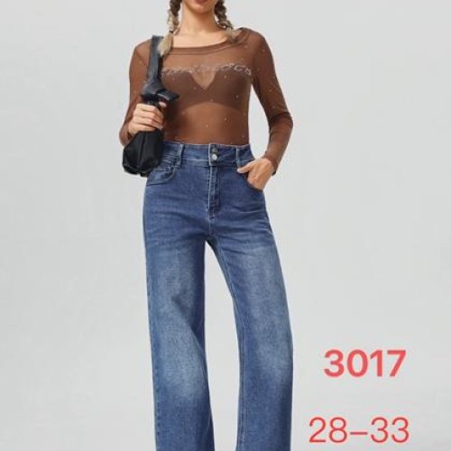 Джинсы NewJeans (28-33) 3017 blue (деми) NewJeans 3017 blue