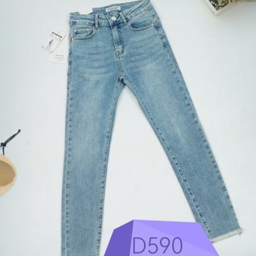 Джинсы NewJeans (25-30) D590 l.blue (деми) NewJeans D590 l.blue