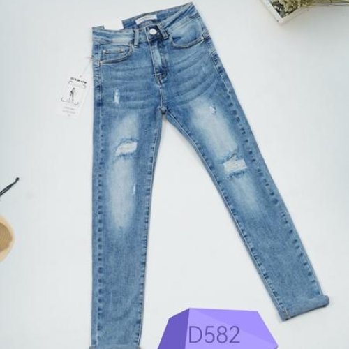 Джинсы NewJeans (25-30) D582 blue (деми) NewJeans D582 blue