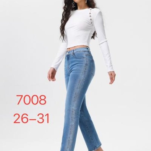 Джинсы NewJeans (26-31) 7008 l.blue (деми) NewJeans 7008 l.blue