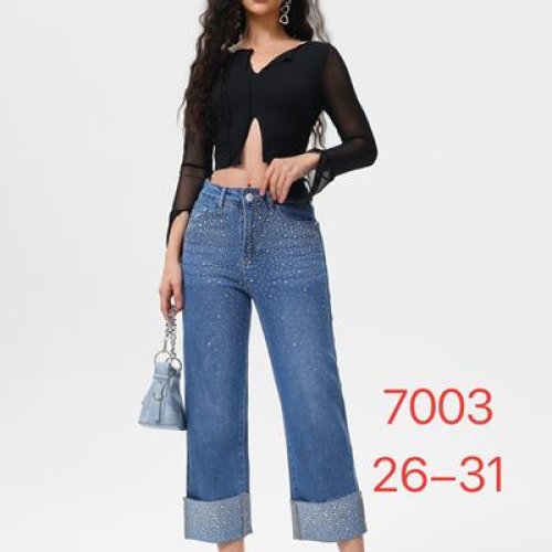 Джинсы NewJeans (26-31) 7003 blue (деми) NewJeans 7003 blue