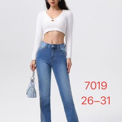 Джинсы NewJeans (26-31) 7019 blue (деми) NewJeans 7019 blue