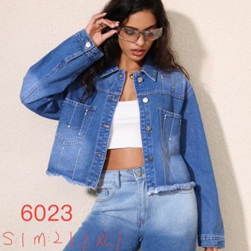 Куртка NewJeans (S-XL) 6023 blue (деми) NewJeans 6023 blue