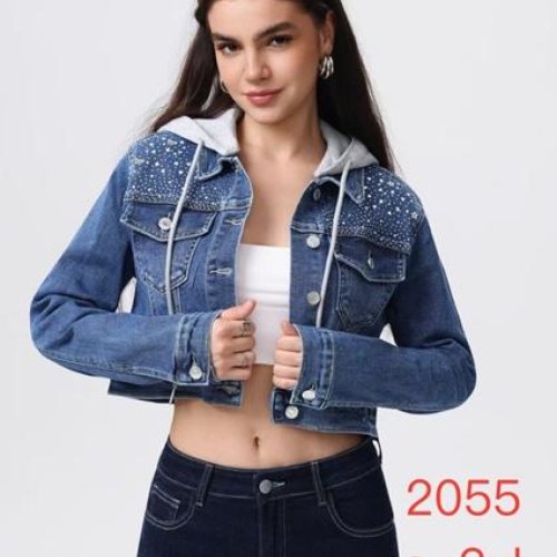 Куртка NewJeans (S-2XL) 2055 blue (деми) NewJeans 2055 blue