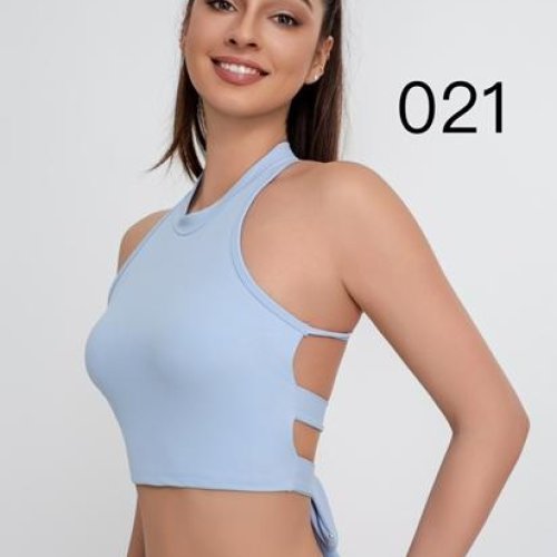 Майка NewJeans (S-XL) J0021 l.blue (лето) NewJeans J0021 l.blue