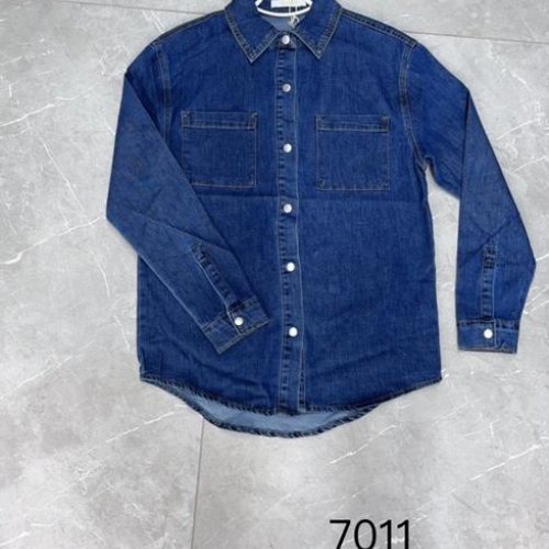 Рубашка NewJeans (40-48) 7011 blue (деми) NewJeans 7011 blue