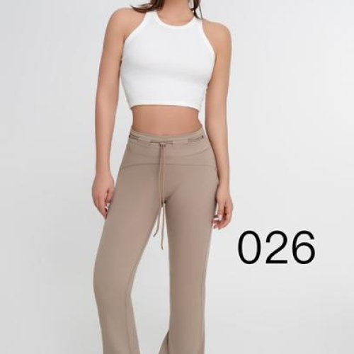 Штаны спорт NewJeans (S-XL) J0026 beige (деми) NewJeans J0026 beige