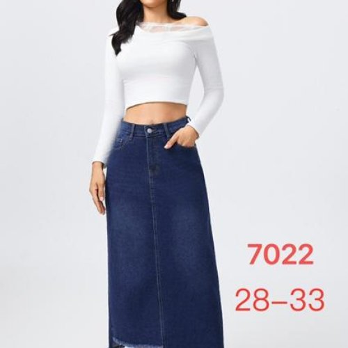 Юбка NewJeans (28-33) 7022 blue (лето) NewJeans 7022 blue